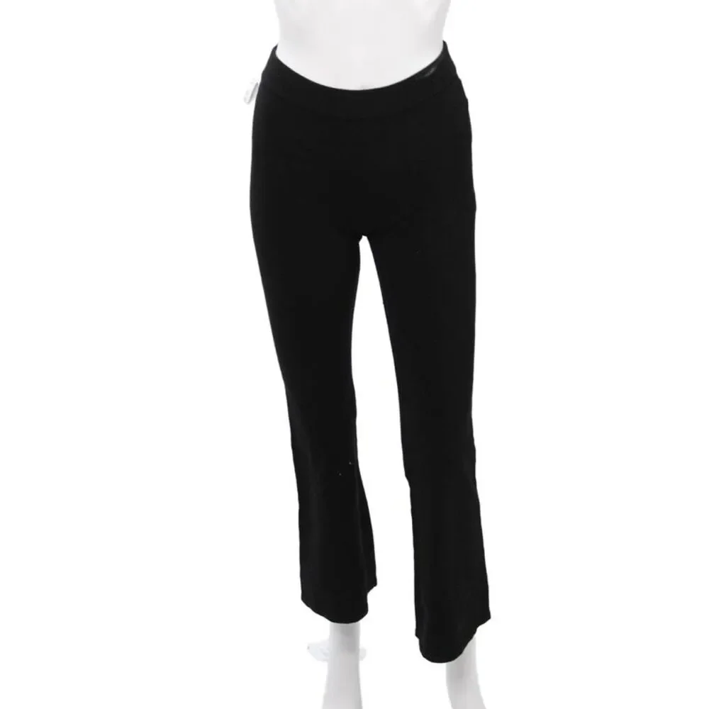 Sunday Best Women Cropped Black Leggings Size 2XS